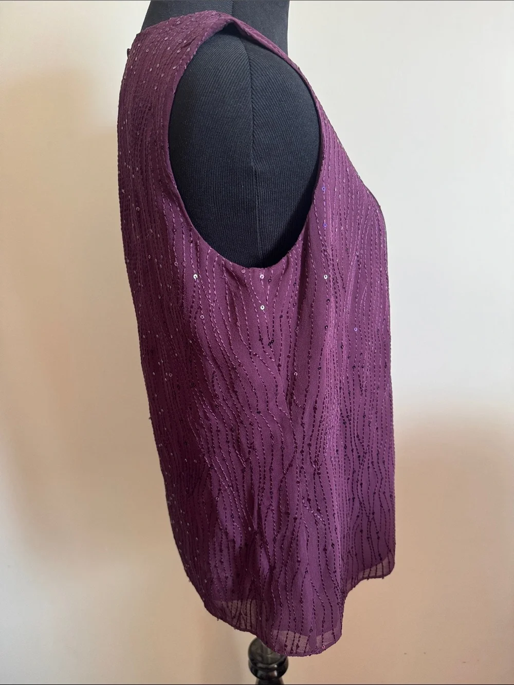 Talbots sleeveless pleating